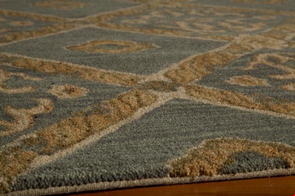 Momeni Habitat (HABITHB-13BLU5080) Rectangle 0'8" x 5'0" Area Rug