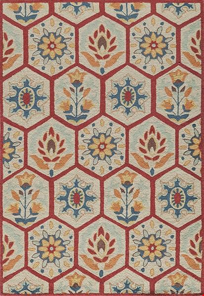 Momeni Havana (HAVANHV-08RED7999) Rectangle 0'6" x 7'9" Area Rug