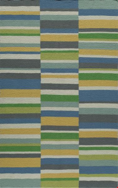 Momeni Laguna (LAGUALG-06BLU3656) Rectangle 0'6" x 3'6" Area Rug