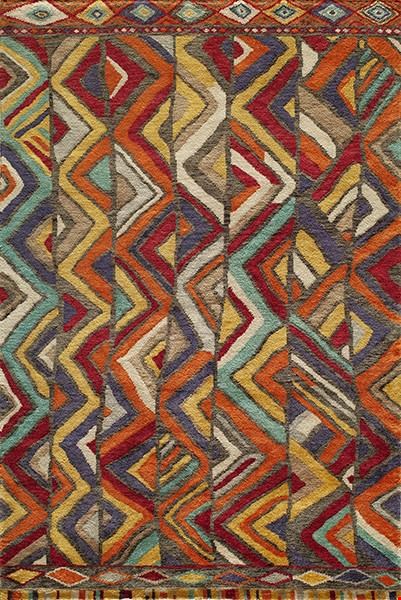 Momeni Madagascar (MADAGMDG-3MTI3656) Rectangle 0'6" x 3'6" Area Rug