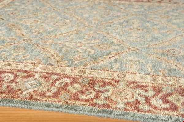 Momeni Palace (PALACPC-09BLU3959) Rectangle 0'6" x 3'9" Area Rug