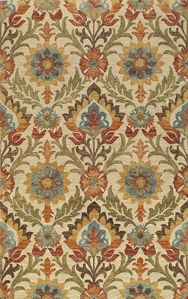 Momeni Tangier (TANGITAN-9GLD7696) Rectangle 0'7" x 7'6" Area Rug