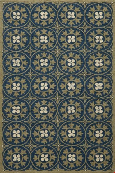 Momeni Veranda (VERANVR-30BLU80A0) Rectangle 0'8" x 8'0" Area Rug