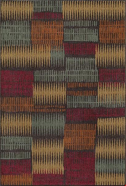 Momeni Vista (VISTAVA-01BRN1A30) Rectangle 0'3" x 1'10" Area Rug