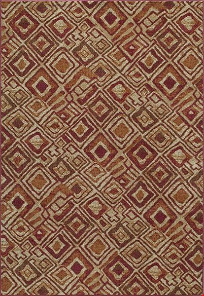 Momeni Vista (VISTAVA-02RED96C6) Rectangle 0'10" x 9'6" Area Rug