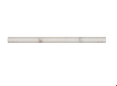 MS International Marble: Carrara White 3/4 x 3/4 x 12 Polished Marble Pencil Molding SMOT-PENCIL-CAR