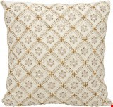 Nourison Couture Luster Golden Trellis 16"x16" Pillow 798019031213