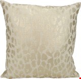 Nourison Kathy Ireland Pillow Metallic Leopard 18"x18" Pillow 798019027063