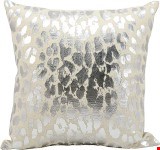 Nourison Kathy Ireland Pillow Metallic Leopard 18"x18" Pillow 798019012144