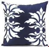 Nourison Outdoor Damask Outdoor 20"x20" Pillow 798019015503