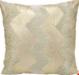 Nourison Luminescence Wide Cheveron 16"x16" Pillow 798019008901
