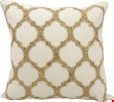Nourison Kathy Ireland Pillow Beaded Lattice 20