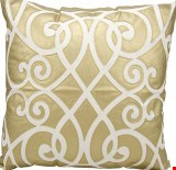 Nourison Luminescence Laser Cut Infinity 20"x20" Pillow 798019022686
