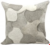 Nourison Natural Leather and Hide Jigsaw Puzzle 20"x20" Pillow 798019246006