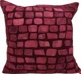 Nourison Natural Leather and Hide Pebbles 20"x20" Pillow 798019026936