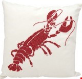 Nourison Outdoor Beaded Lobster 18"x18" Pillow 798019027421