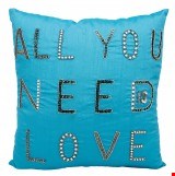 Nourison Luminescence All you need is love 18"x18" Pillow 798019025755