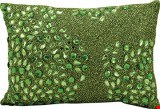 Nourison Luminescence Fully Beaded 10"x14" Pillow 798019018474