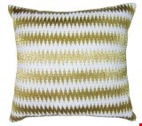 Nourison Luminescence Beaded Chevron 20"x20" Pillow 798019030926