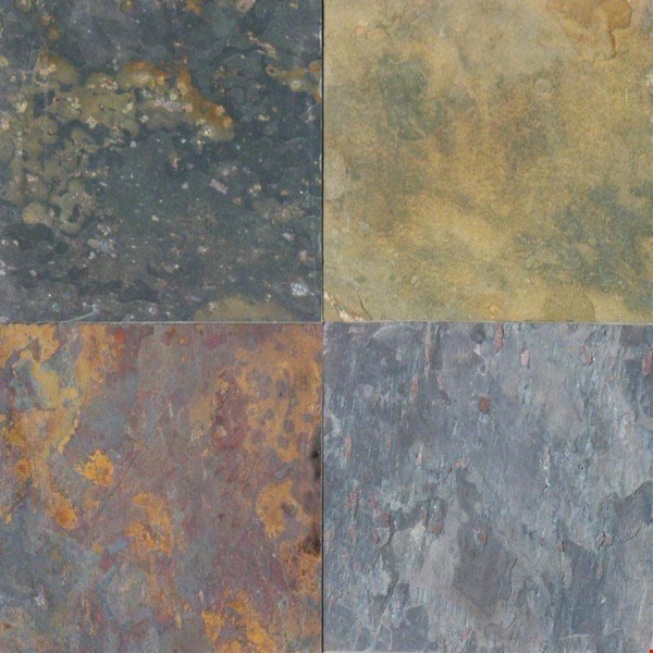MS International: Multi Classic 24" x 24" Slate Tile SMCLAS2424G