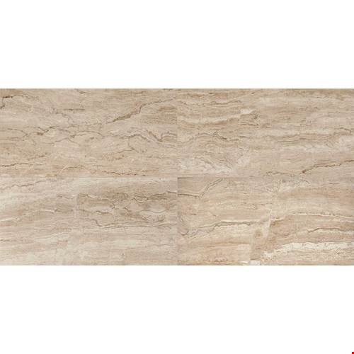 Daltile Marble Attache: Travertine 12" x 24" Satin Colorbody Porcelain Tile MA851224Z1P