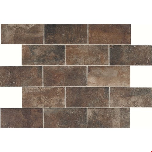 Daltile Brickwork: Terrace 4" x 8" Ceramic Floor & Wall Tile BW05481P