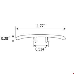 Tarkett Vintage: T-mold Midnight Rainbow - 94