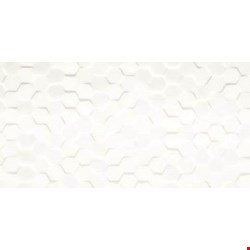 Daltile Multitude: Origami White Hexagon 12
