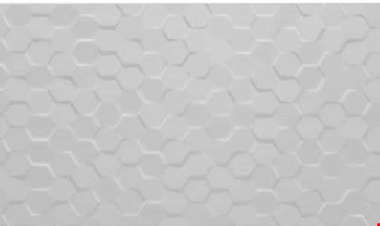 Daltile Multitude: Urban Grey Hexagon 12" x 24" Ceramic Wall Tile MU181224H1P2
