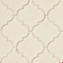 MS International Highland Park Arabesque Ceramic Mosaic: Antique White SMOT-PT-AW-ARABESQ