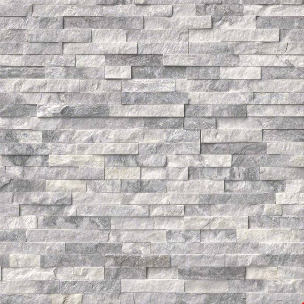 MS International Alaska Gray Ledger Corner 6" x 18" Natural Slate Wall Tile : LPNLMALAGRY618COR