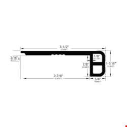 Casabella Hardwood American Heritage Plank: Stair Nose Arlington - 48