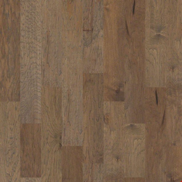 Shaw Epic Plus Riverstone: Mesquite 3/8" x 6 3/8" Engineered Hickory Hardwood SW593 5019