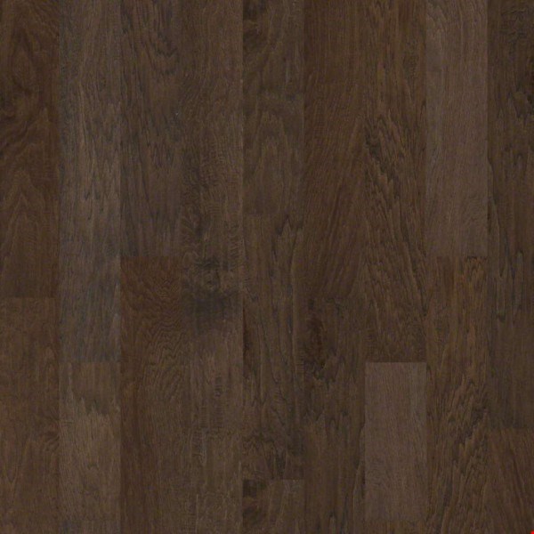 Shaw Epic Plus Riverstone: Espresso 3/8" x 6 3/8" Engineered Hickory Hardwood SW593 9012