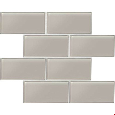 Daltile Amity Mosaic 12" x 12": Grey 3" x 6" AM52361P