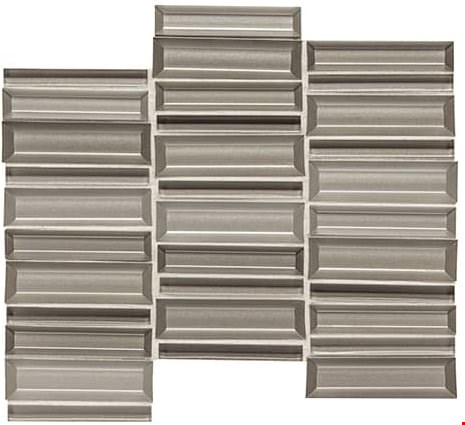 Daltile Cascading Waters 12" x 11": Silver Surge CW4114MS1P