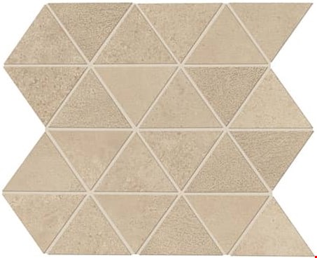 Daltile Chord: Allegro Beige 12" x 14" Unpolished Porcelain Mosaic CH2133TRIAMS1P2