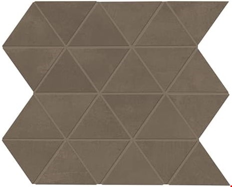 Daltile Chord: Baritone Brown 12" x 14" Unpolished Porcelain Mosaic CH2433TRIAMS1P2