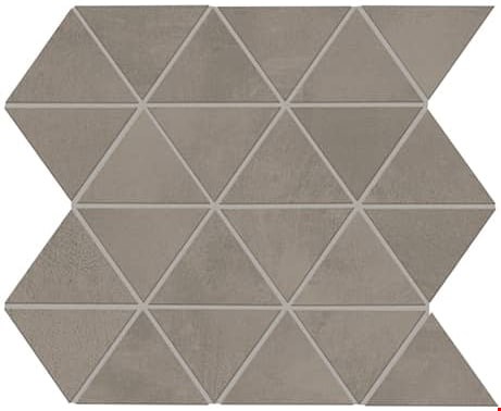 Daltile Chord: Forte Grey 12" x 14" Unpolished Porcelain Mosaic CH2533TRIAMS1P2