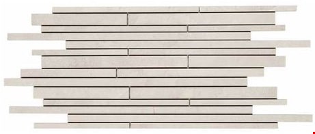Daltile Delegate: Off White 12" x 24" Porcelain Random Linear Mosaic DL25RANDMS1P