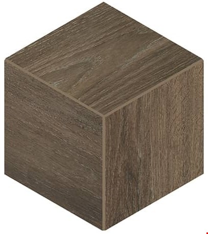 Daltile Emerson Wood: Hickory Pecan 12" x 12" Porcelain 3D Cube Mosaic EP053DCUBEMS1P2