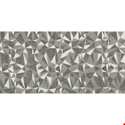 Daltile Fabric Art: Modern Kaleidoscope White Ash Prism 12