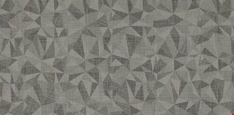 Daltile Fabric Art: Modern Kaleidoscope Ashen Steel Prism 12" x 24" Unpolished Porcelain Tile MK7212241PK