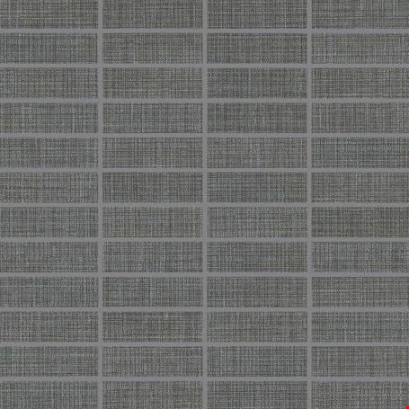 Daltile Fabric Art: Modern Textile Dark Gray 12" x 24" Unpolished Porcelain Mosaic MT5413MS1P1