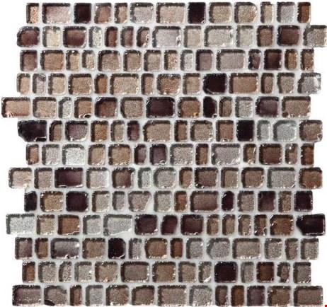 Daltile Jewel Tide 3/4" x Random Linear Mosaic 12" x 12" : Beach Pebble JT02 1RANDMS1P