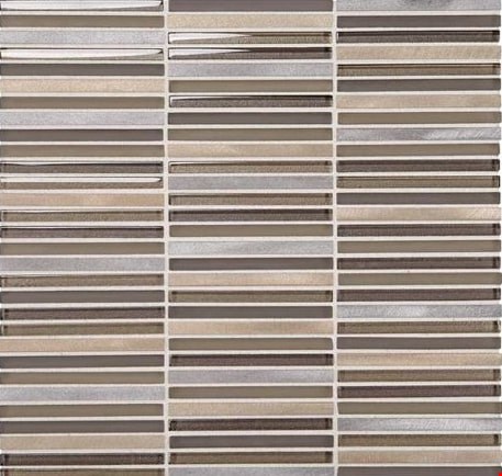 Daltile Lucent Skies: Crimson Dusk 12" x 12" Multi-Finish Mosaic LS12384MS1P