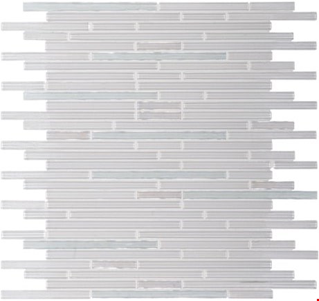 Daltile Opulence: Diamond 13" x 13" Random Linear Glass Mosaic OP0138RANDMS1P