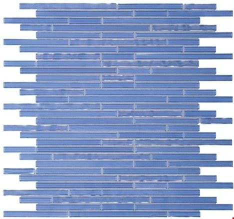 Daltile Opulence: Opal 13" x 13" Random Linear Glass Mosaic OP0638RANDMS1P