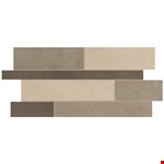 Earth Blend 12" Ceramic Random Interlocking Mosaic PF141224MS1P2