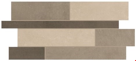 Daltile Portfolio: Earth Blend 12" x 24" Ceramic Random Interlocking Mosaic PF141224MS1P2